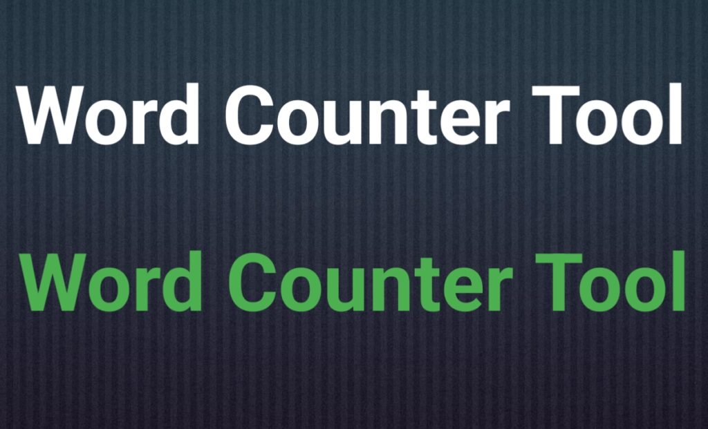 Word Counter Tool Word Counter Tool
