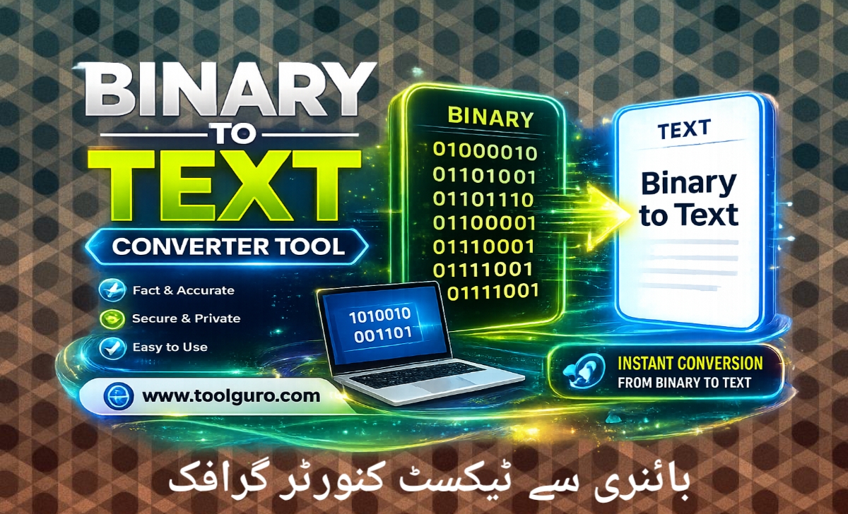 Binary to Text Converter Tool