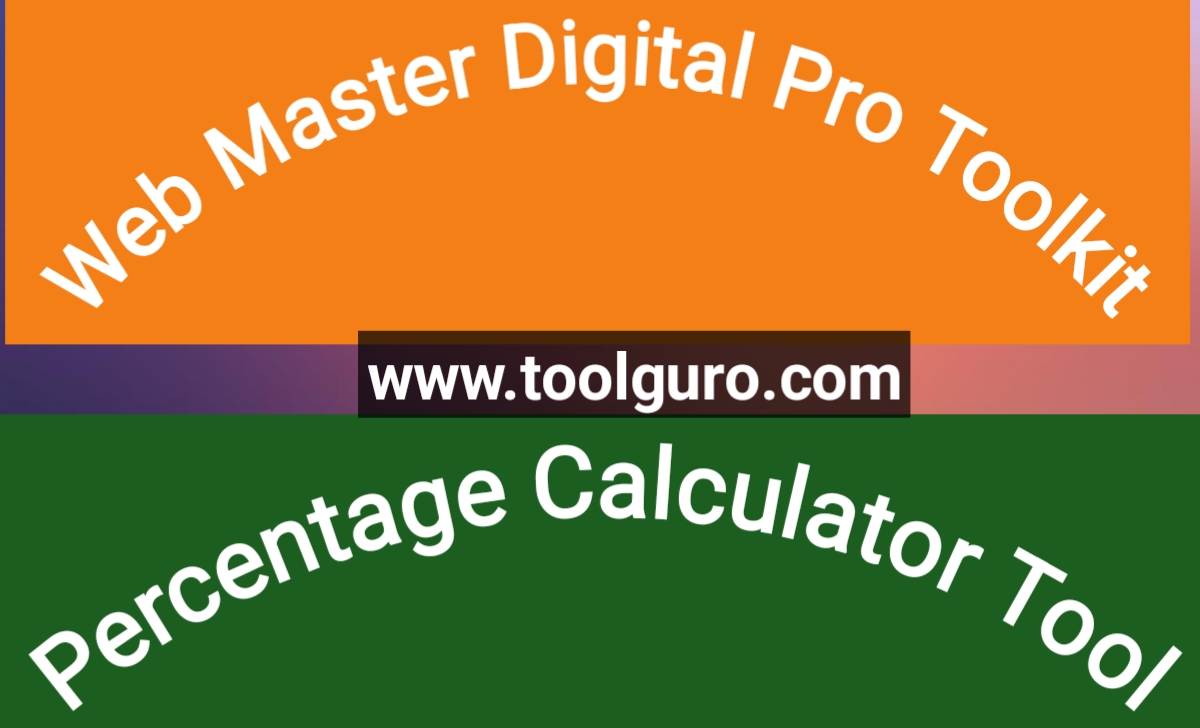 Percentage Calculator Tool