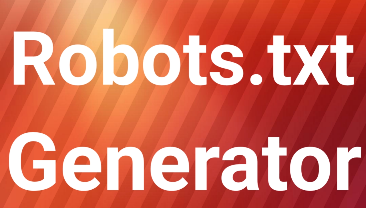 Robots.txt Generator