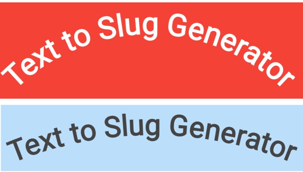 Text to Slug Generator