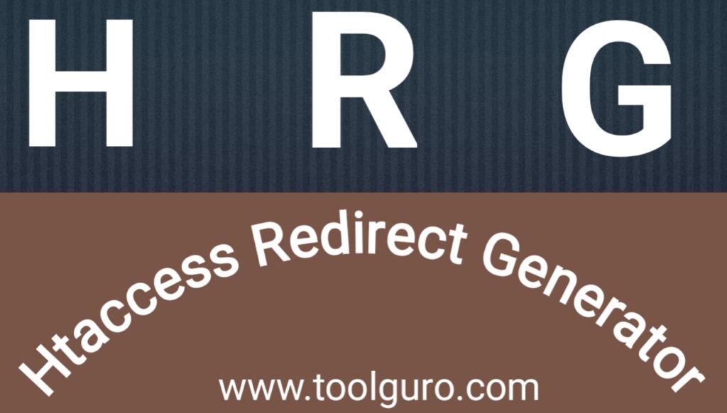 Htaccess Redirect Generator