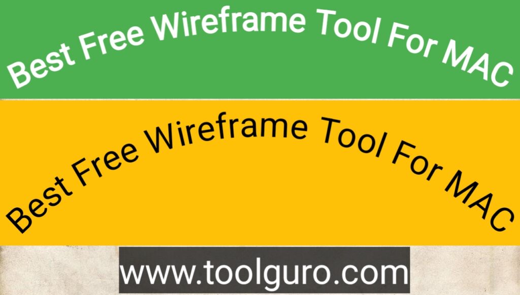 Best Free Wireframe Tool For MAC