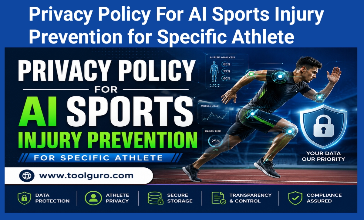 Privacy Policy For AI Sports Injury Prevention for Specific Athlete