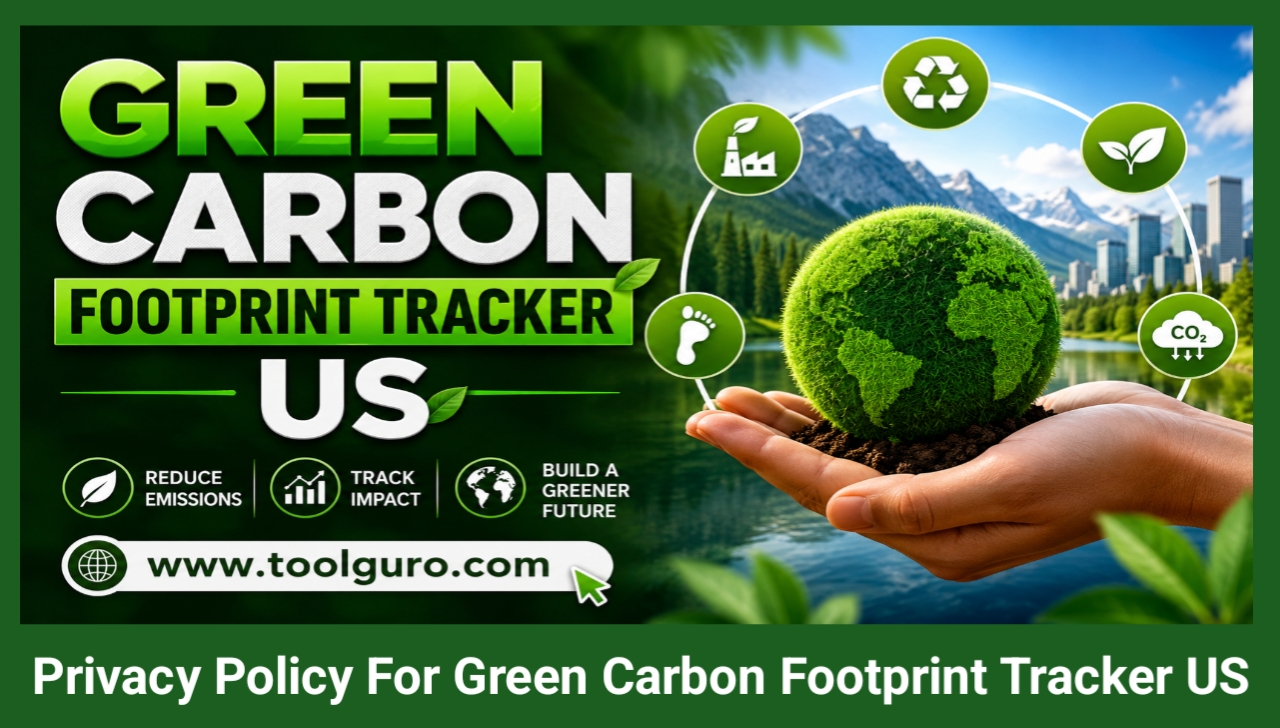 Privacy Policy For Green Carbon Footprint Tracker US