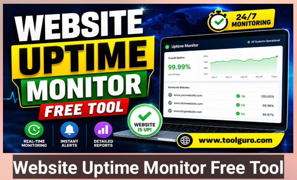 Website Uptime Monitor Free Tool