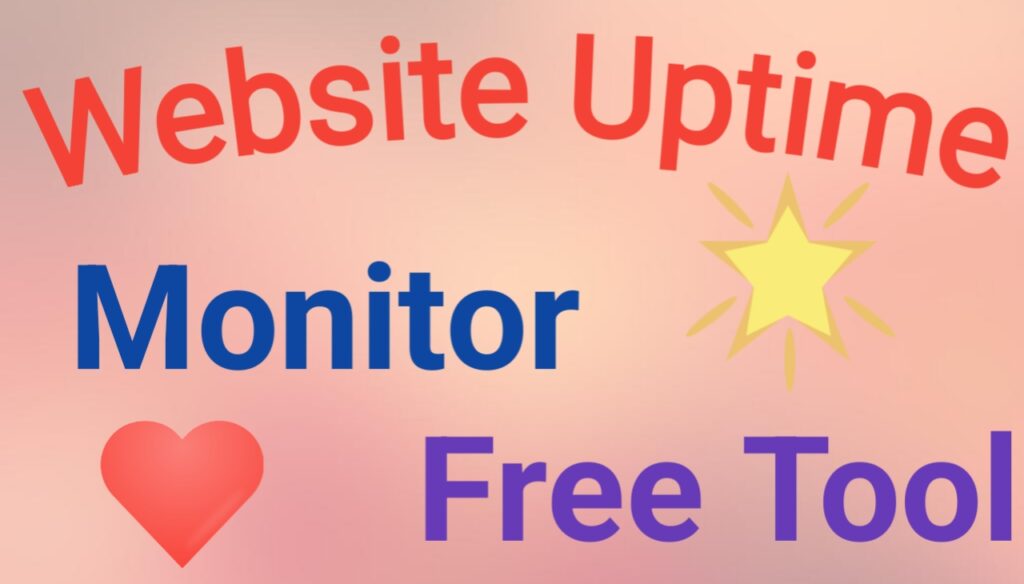 Website Uptime Monitor Free Tool