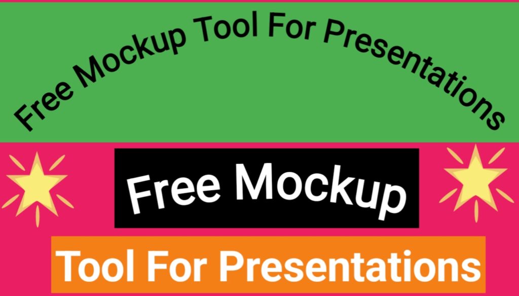 Free Mockup Tool For Presentations