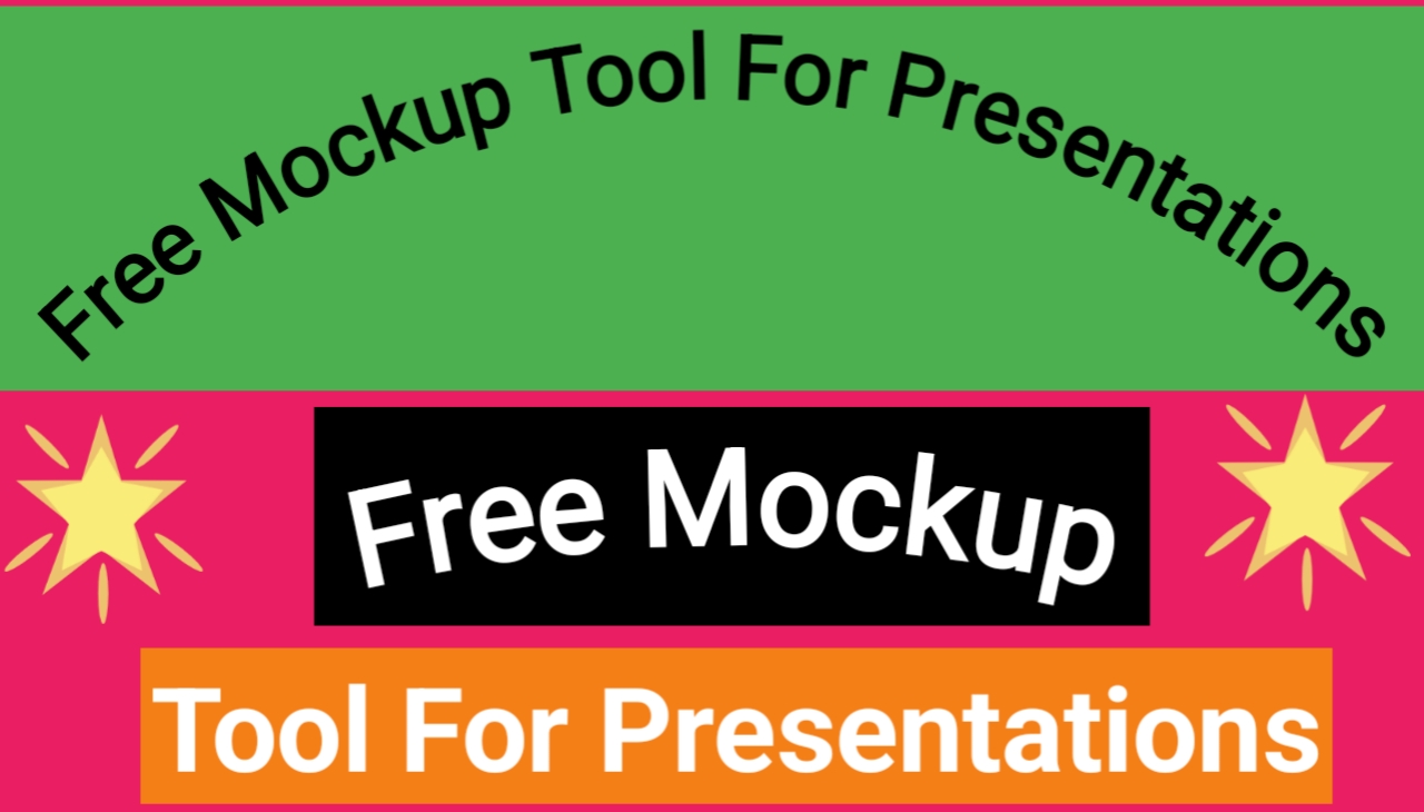 Free Mockup Tool For Presentations