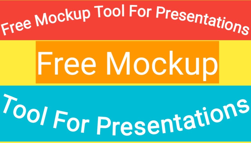 Free Mockup Tool For Presentations