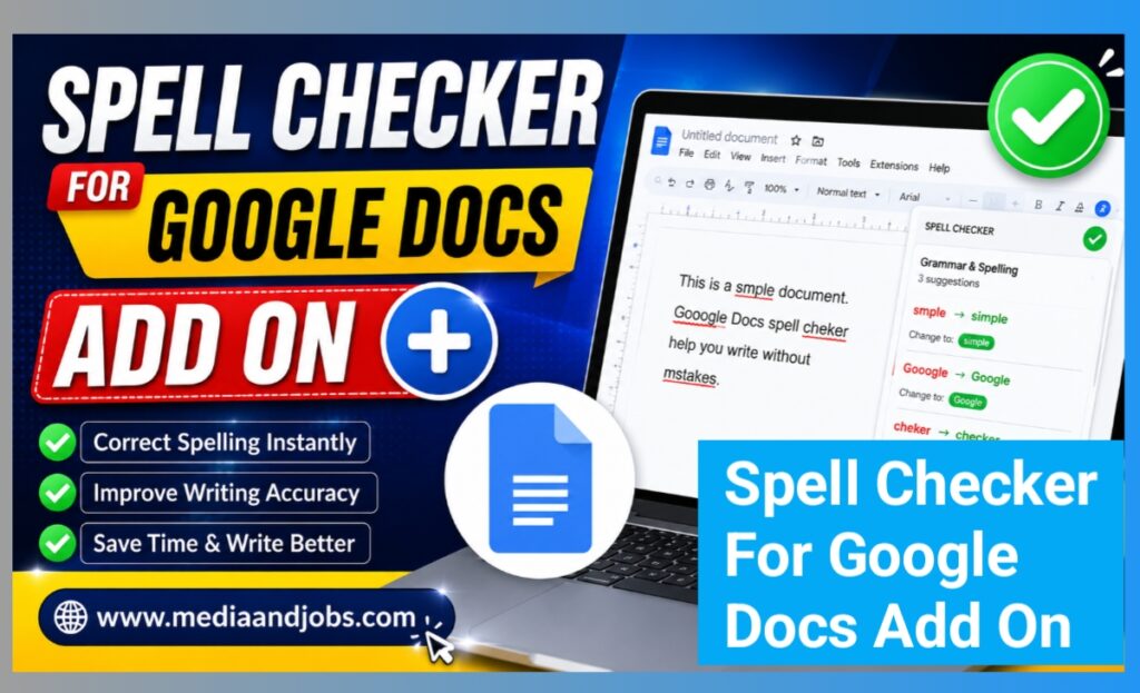 Spell Checker For Google Docs Add On