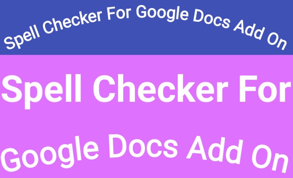 Spell Checker For Google Docs Add On