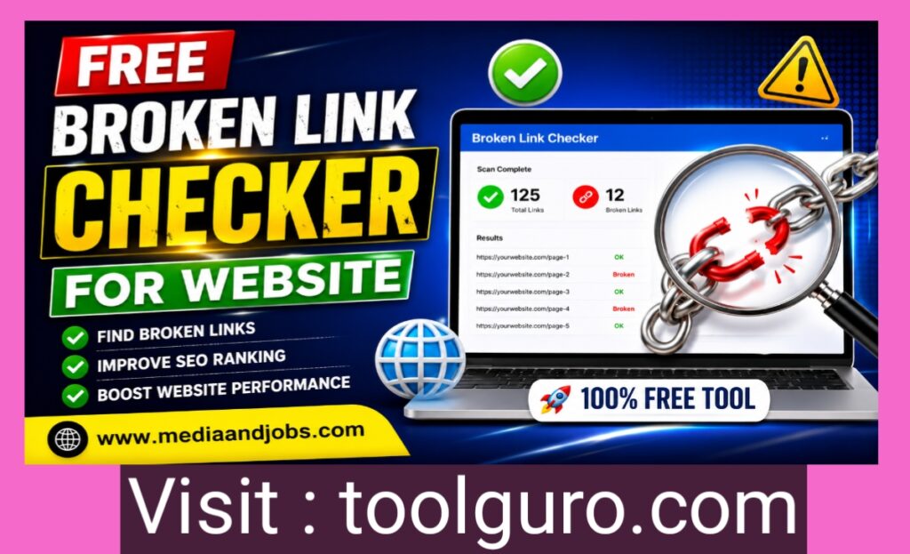Free Broken Link Checker For Website