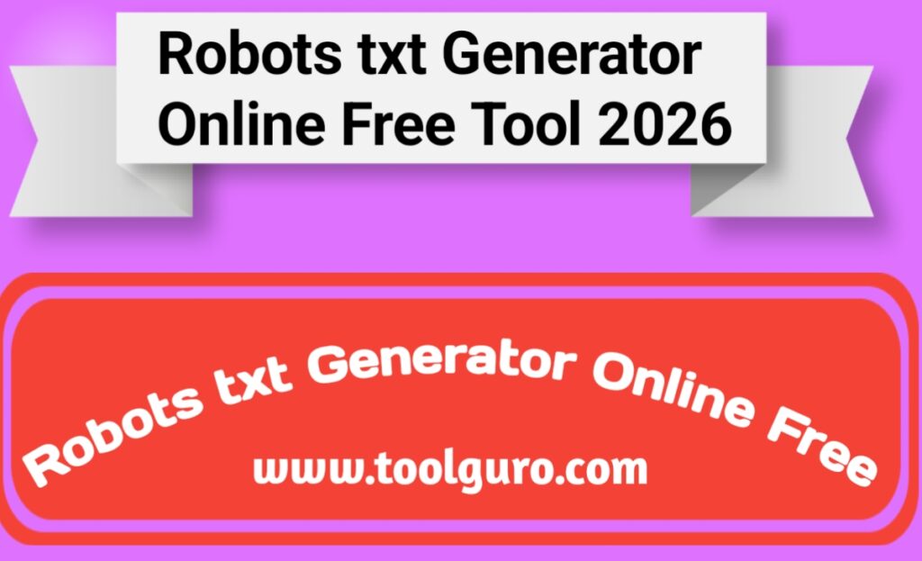 Robots txt Generator Online Free