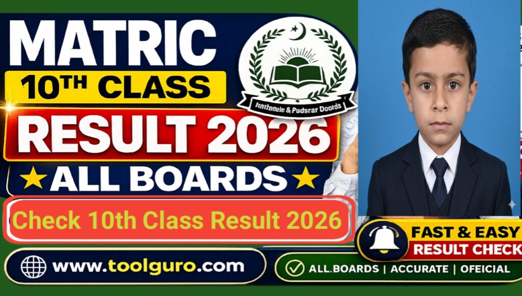 Matric 10th Class Result 2026 (All Boards) – Check by Roll Number Name SMS And Online – Thursday 06 August 2026