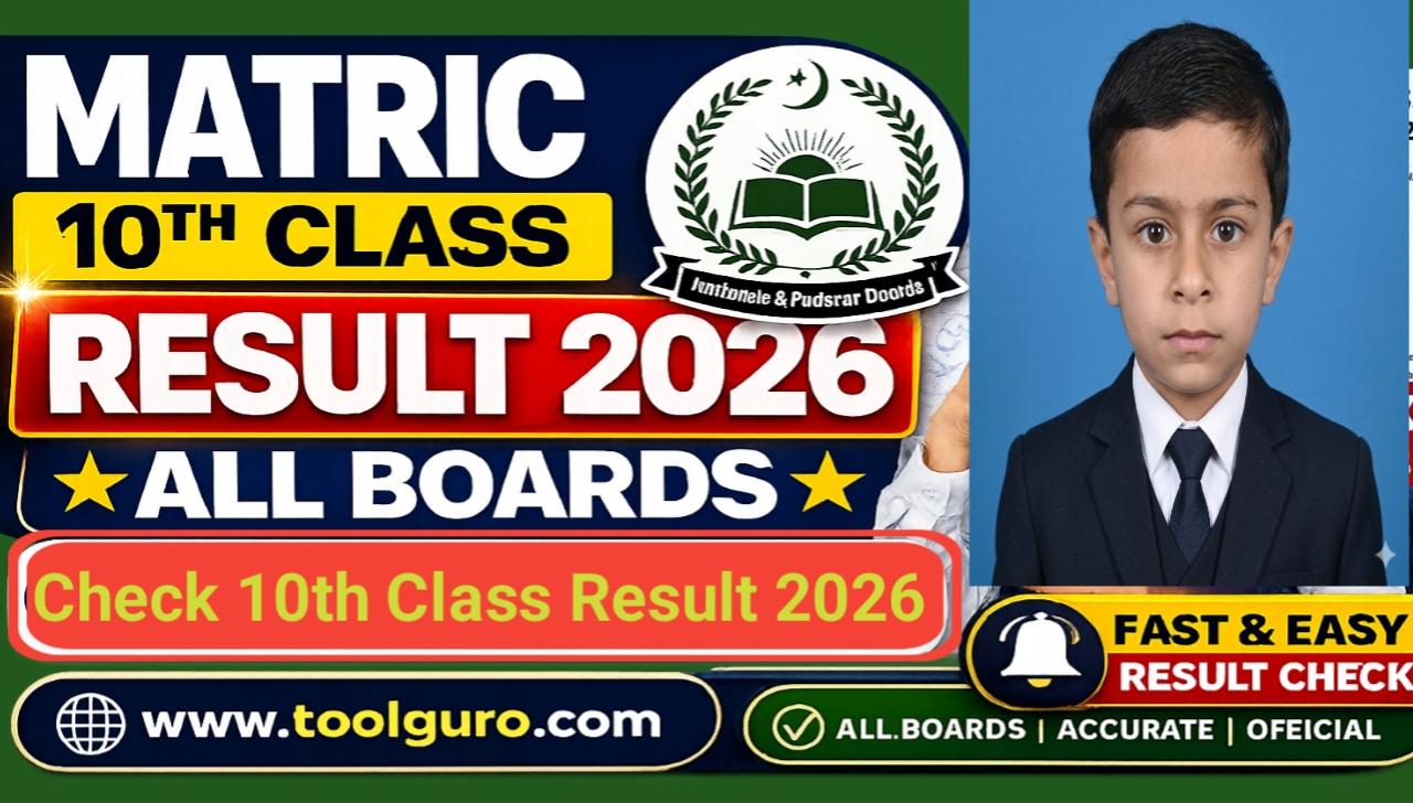 Matric 10th Class Result 2026 (All Boards) – Check by Roll Number Name SMS And Online – Thursday 06 August 2026