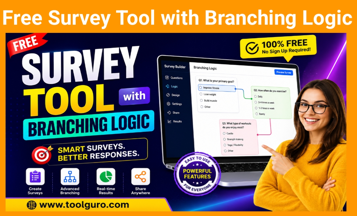 Free Survey Tool with Branching Logic