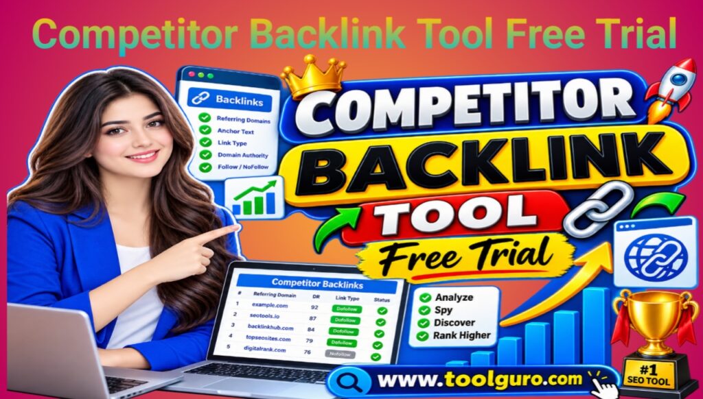 Competitor Backlink Tool Free Trial 5 Competitor Backlink Tool Free Trial