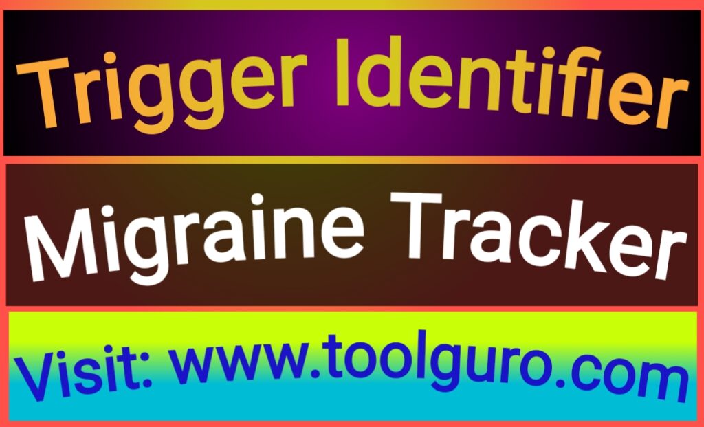 Migraine Tracker & Trigger Identifier 4 Migraine Tracker & Trigger Identifier