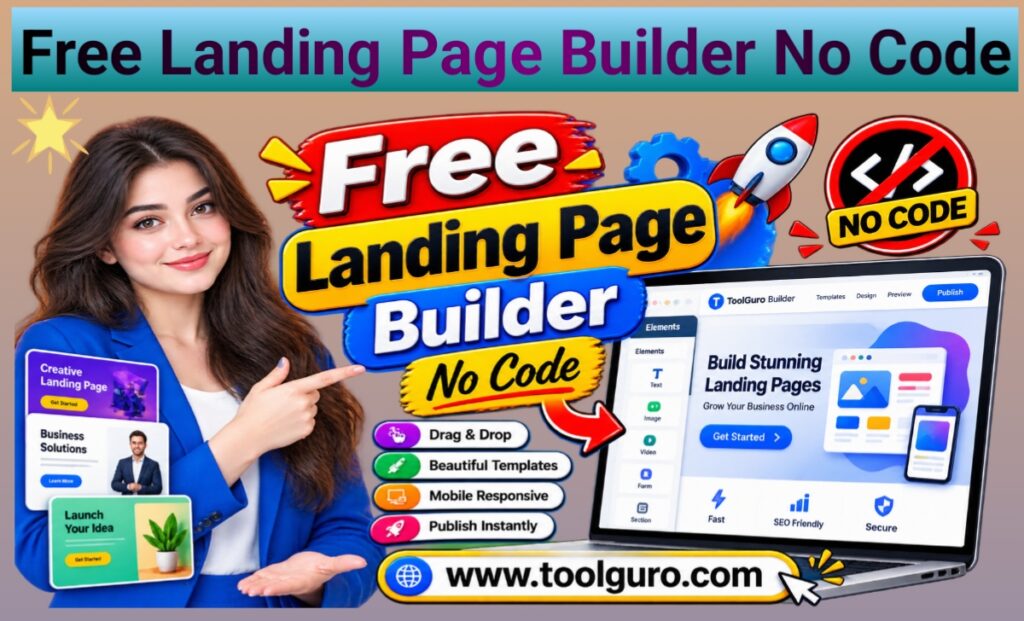 Free Online Landing Page Builder No Code 2026