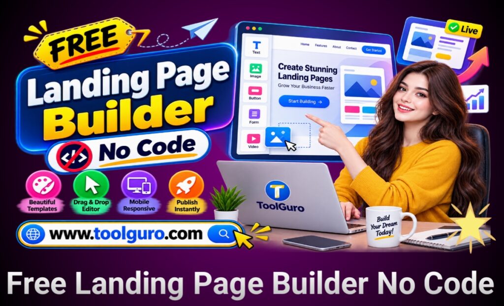 Free Online Landing Page Builder No Code 2026