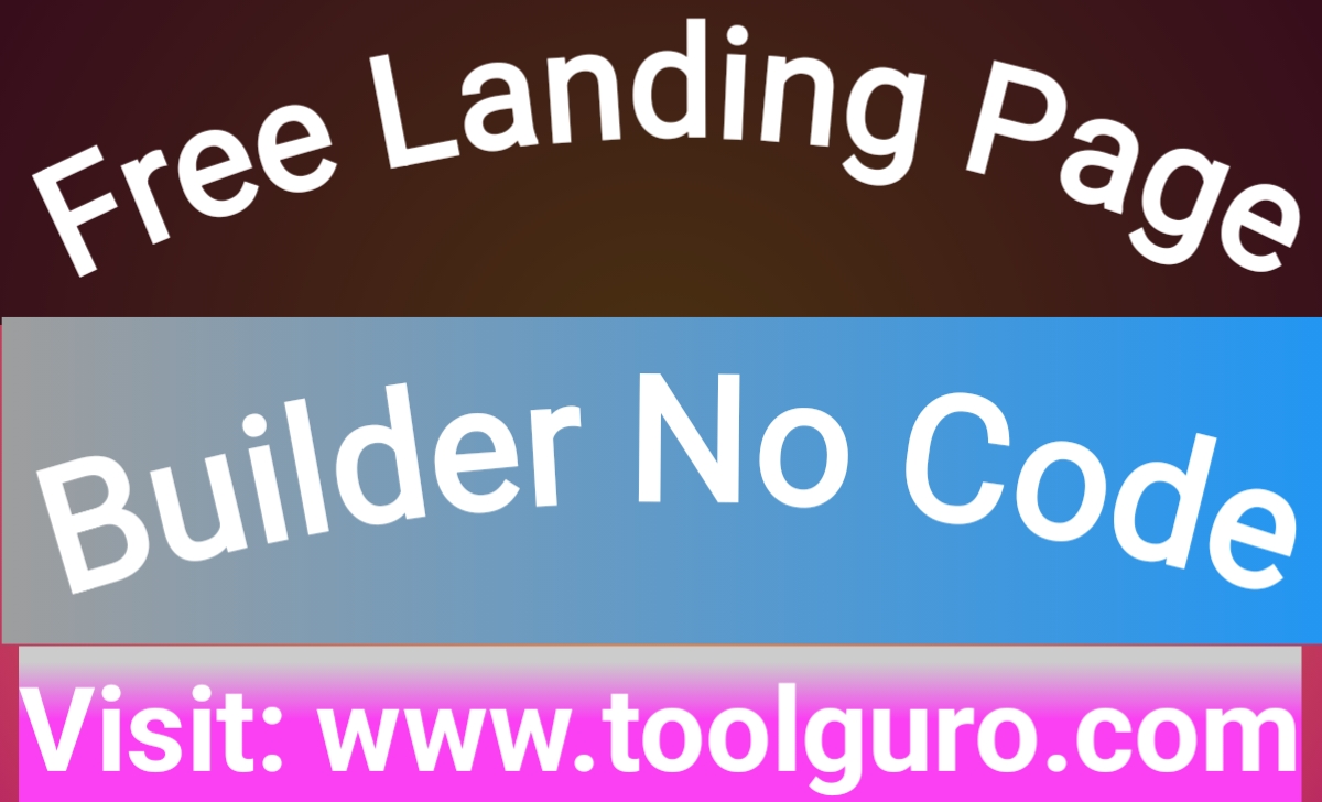 Free Online Landing Page Builder No Code 2026